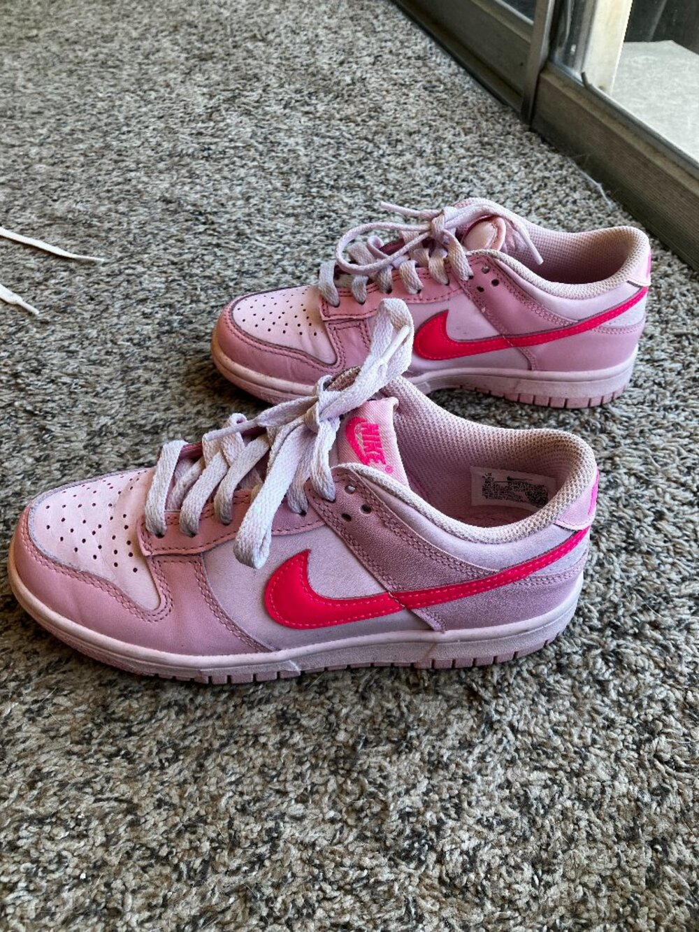 Nike Dunk Low GS “Triple Pink” - Size 3.5Y (Excellent Condition!) Size W 5/3.5Y